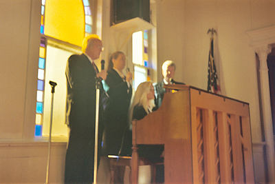 The Island Singers in Performance on Sunday November 10, 2002 at the 40th Anniversary Celebration of a Pentecostal Church in Port Washington in the Port Washington Assembly of God, NY